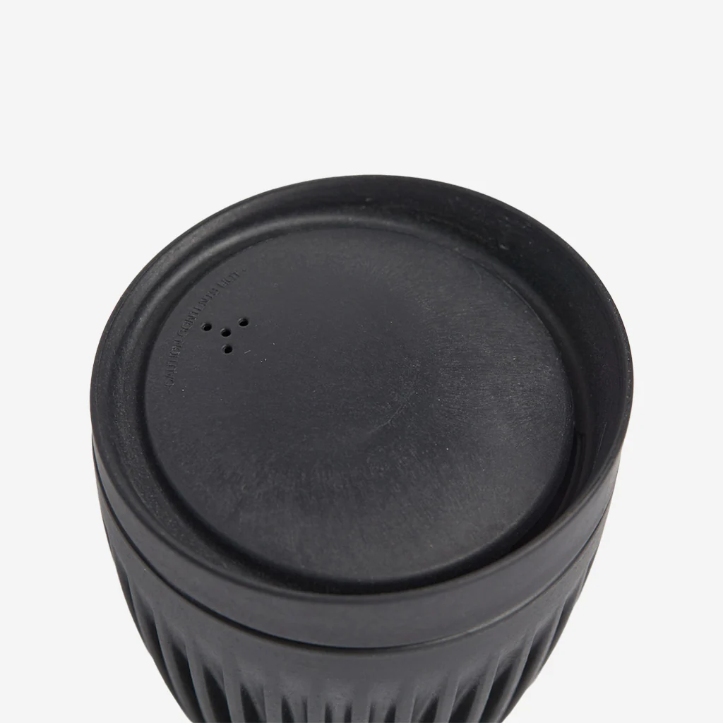 Huskee Cup + Lid Charcoal 12oz 350ml - Image 4