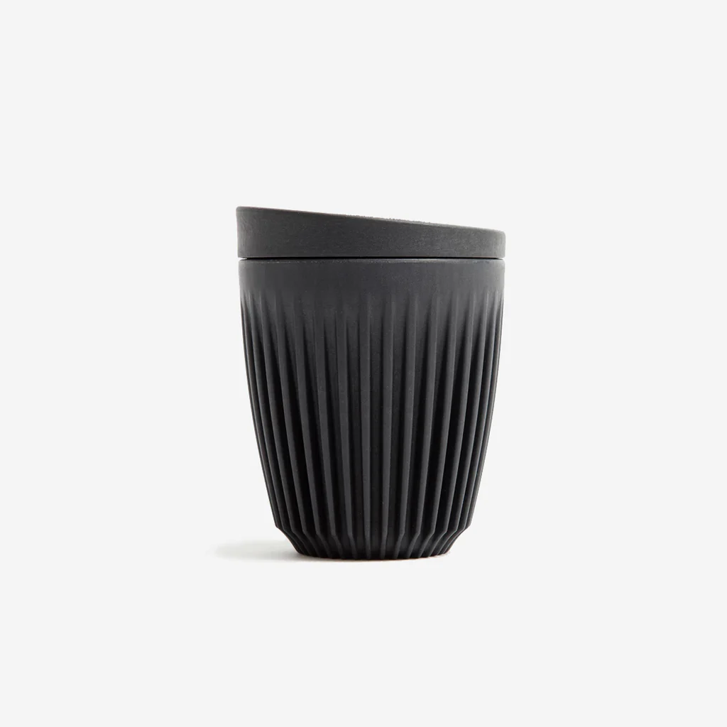 Huskee Cup + Lid Charcoal 8oz 235ml - Image 6