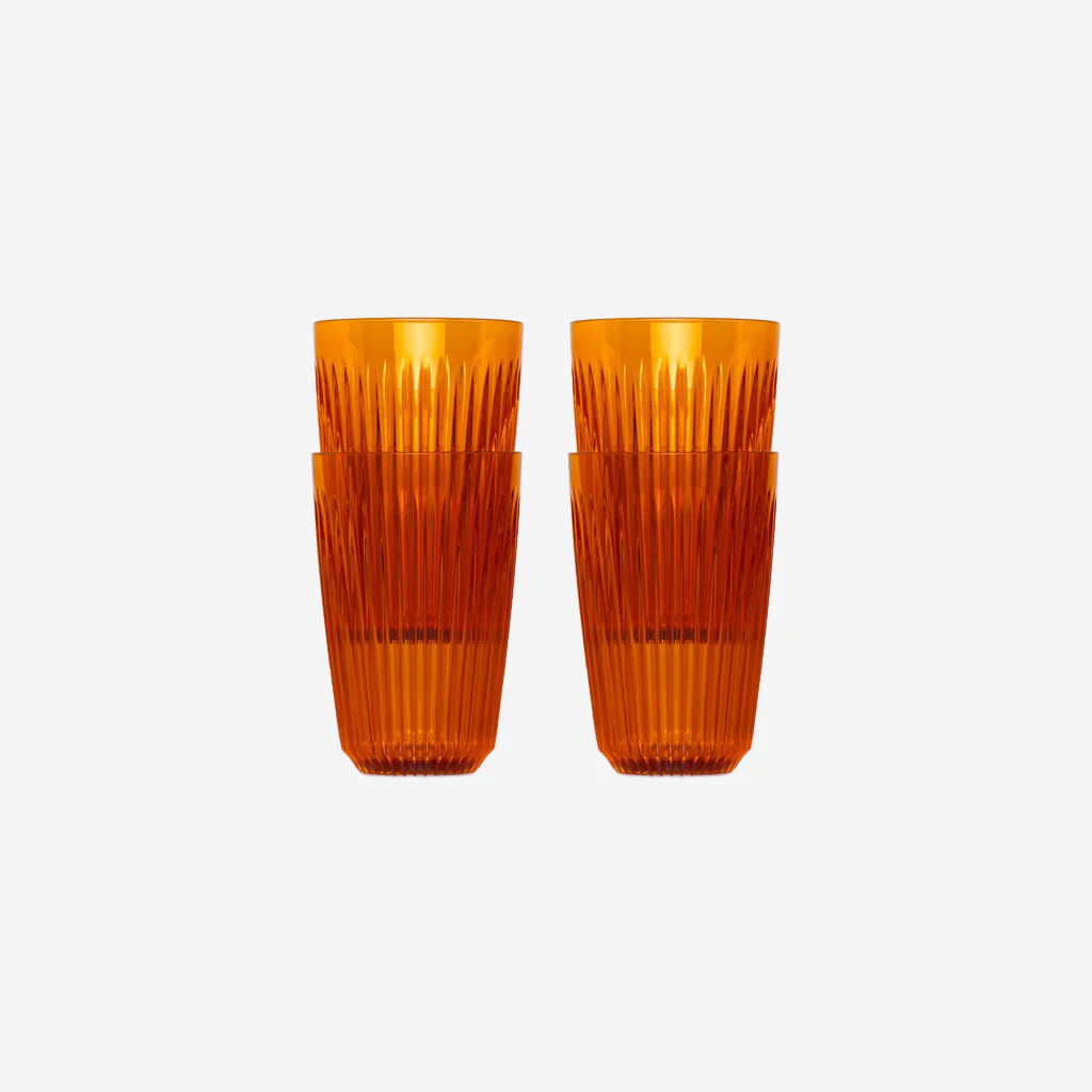 Huskee Renew Cup Amber 12oz 350ml 4-Pack