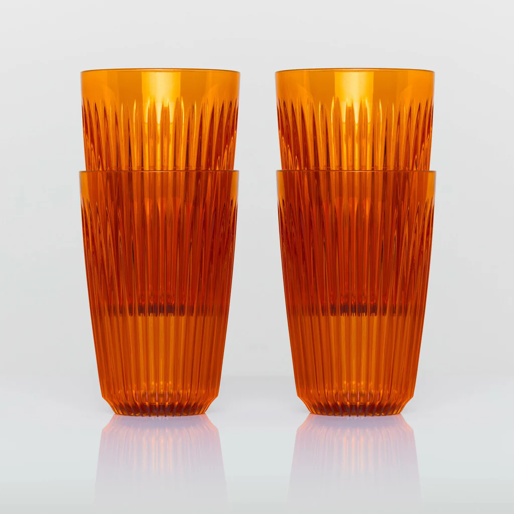 Huskee Renew Cup Amber 12oz 350ml 4-Pack - Image 4