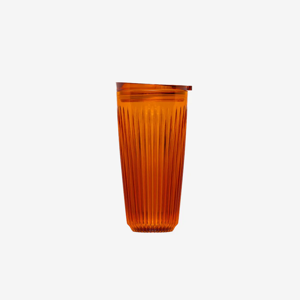 Huskee Renew Cup + Lid Amber 16oz 470ml