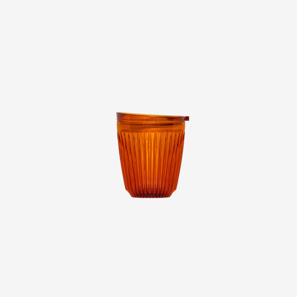 Huskee Renew Cup + Lid Amber 8oz 235ml