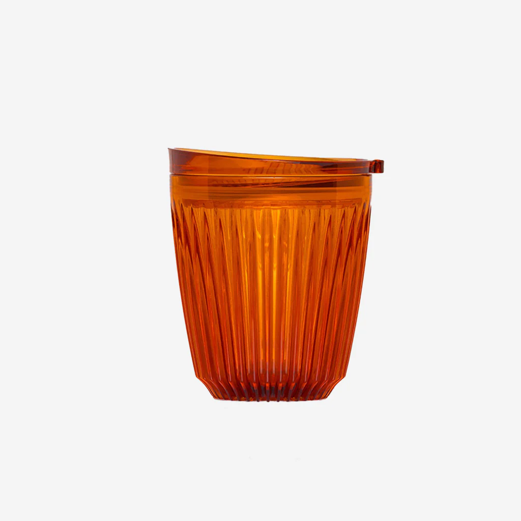 Huskee Renew Cup + Lid Amber 8oz 235ml - Image 6