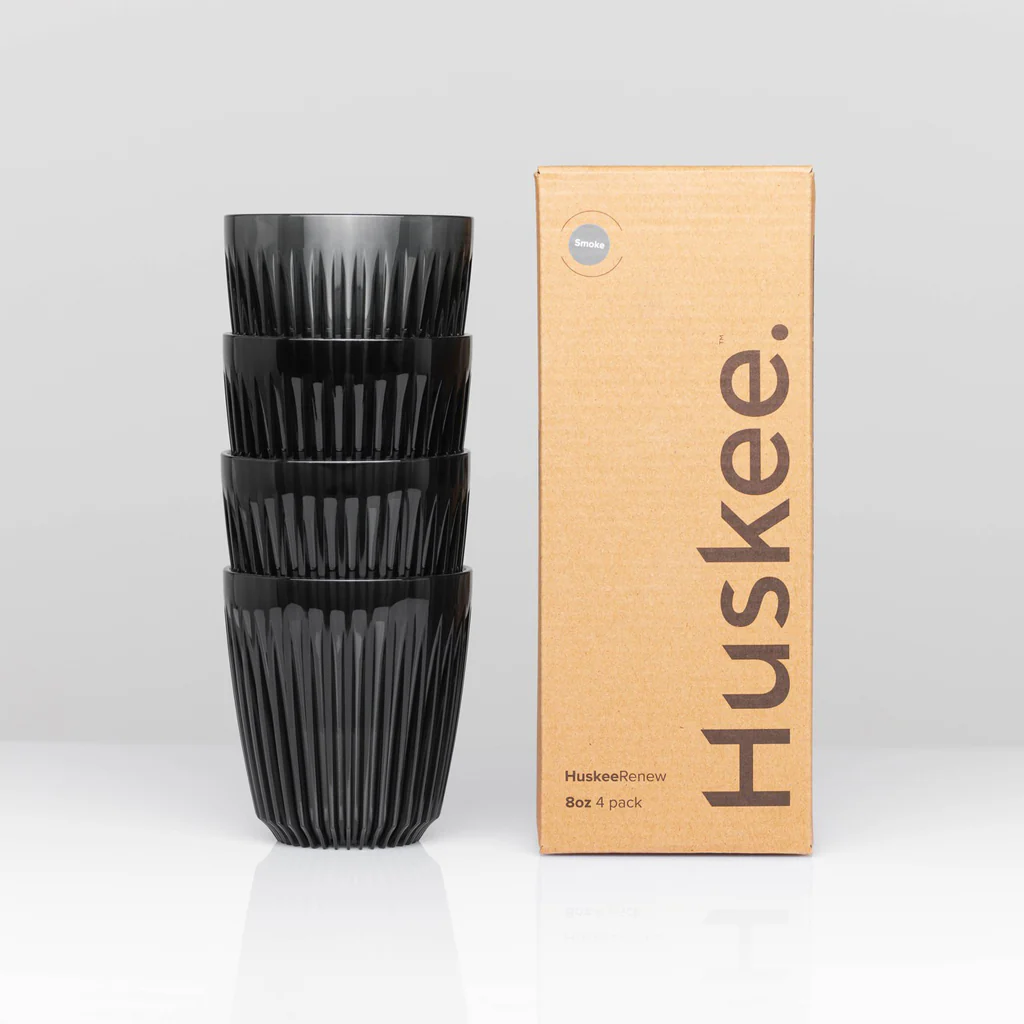 Huskee Renew Cup Smoke 8oz 235ml 4-Pack - Image 4