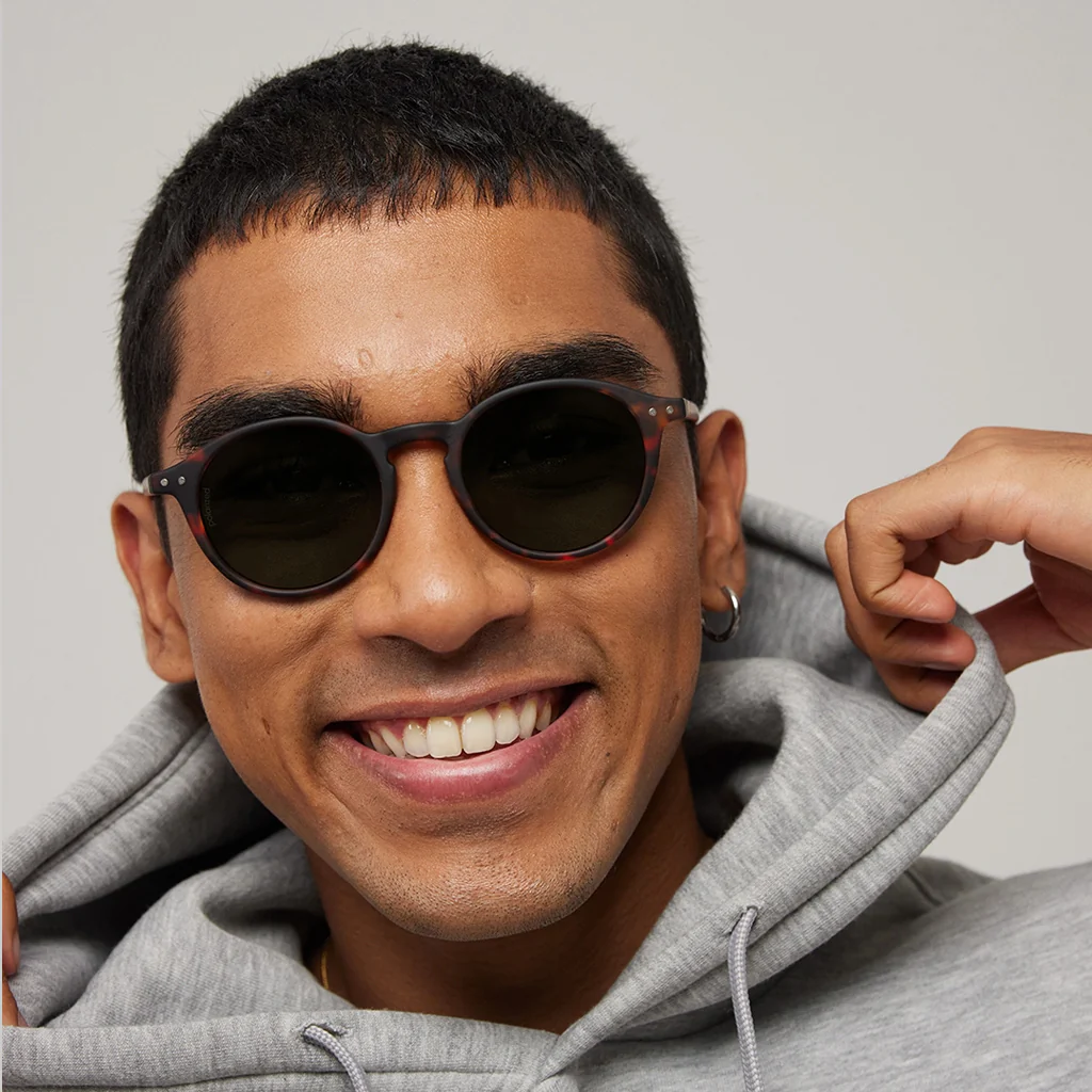 Izipizi Sunglasses Adult #D Dark Tortoise Polarised - Image 3