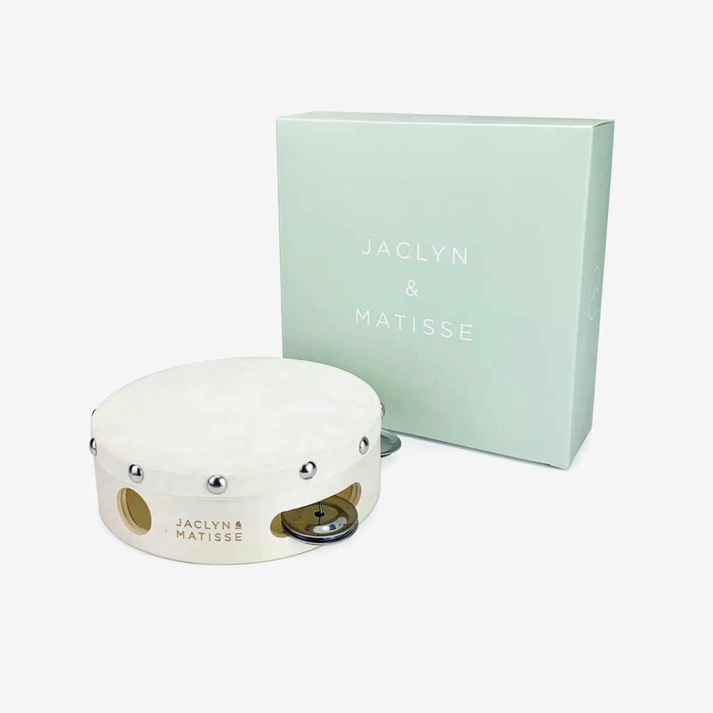 Jaclyn & Matisse Baby Wooden Tambourine Drum - Image 2
