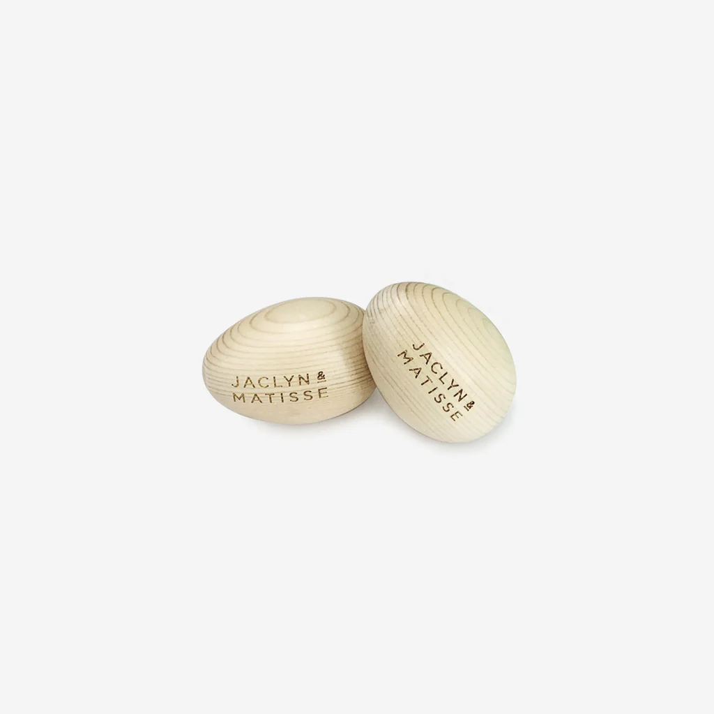 Jaclyn & Matisse Wooden Egg Shakers