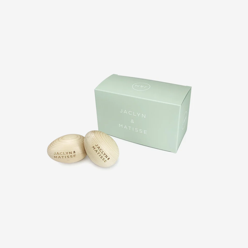 Jaclyn & Matisse Wooden Egg Shakers - Image 2