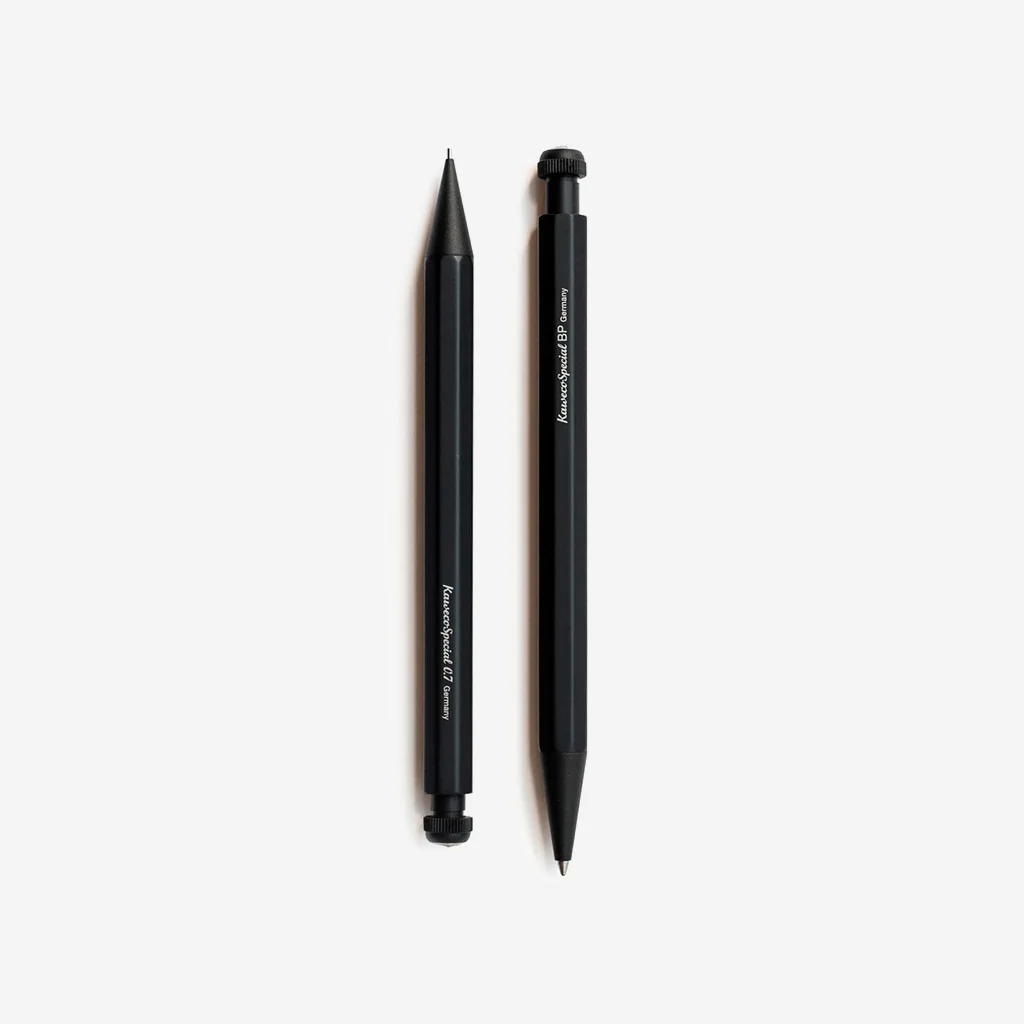 Kaweco Black Mechanical Pencil & Ballpoint Pen Gift Set - Image 2