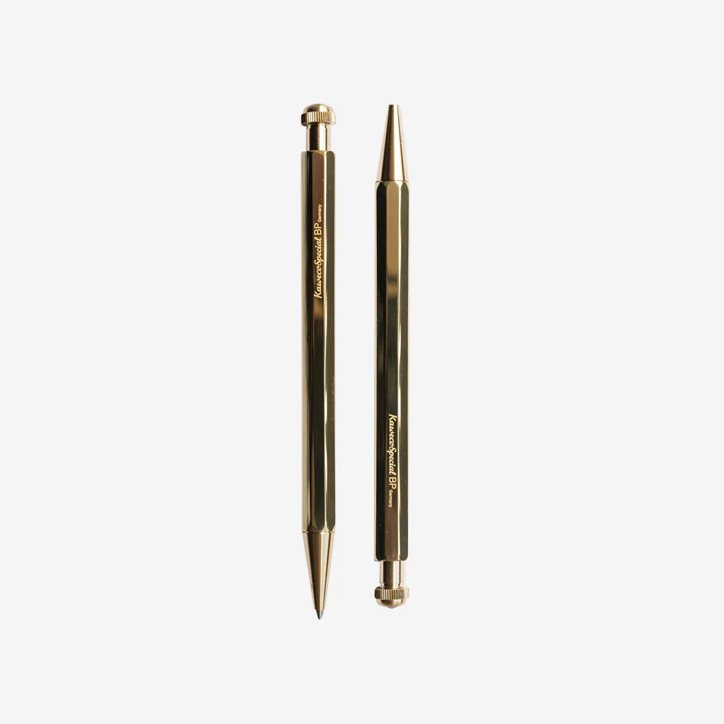 Kaweco Brass Mechanical Pencil & Ballpoint Pen Gift Set - Image 2