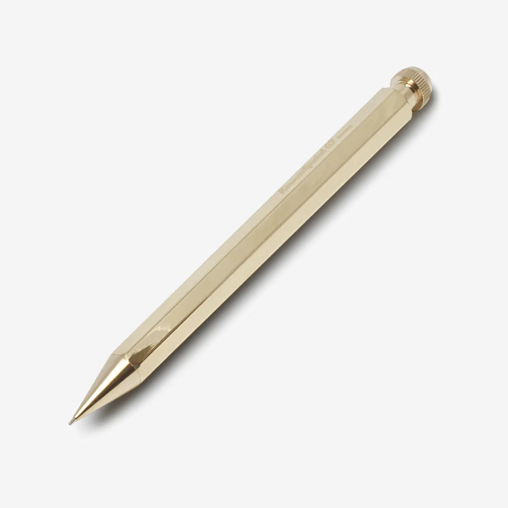 Kaweco Brass Mechanical Pencil & Ballpoint Pen Gift Set - Image 3