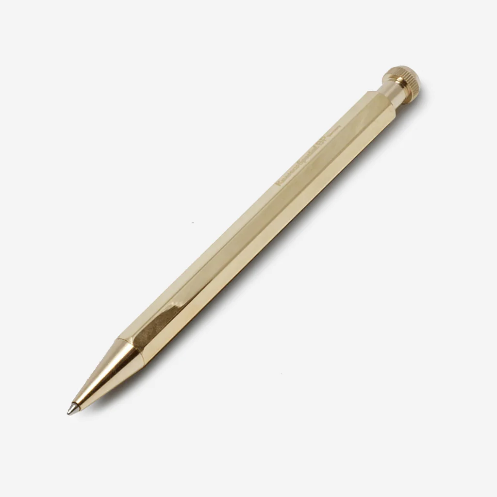 Kaweco Brass Mechanical Pencil & Ballpoint Pen Gift Set - Image 4