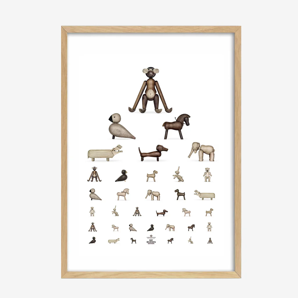 Kay Bojesen Animal Eye Chart Poster - Image 4