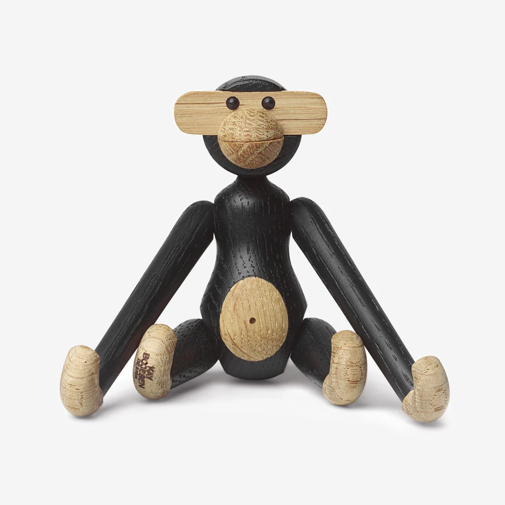 Kay Bojesen Monkey Mini Dark Stained Oak - Image 5