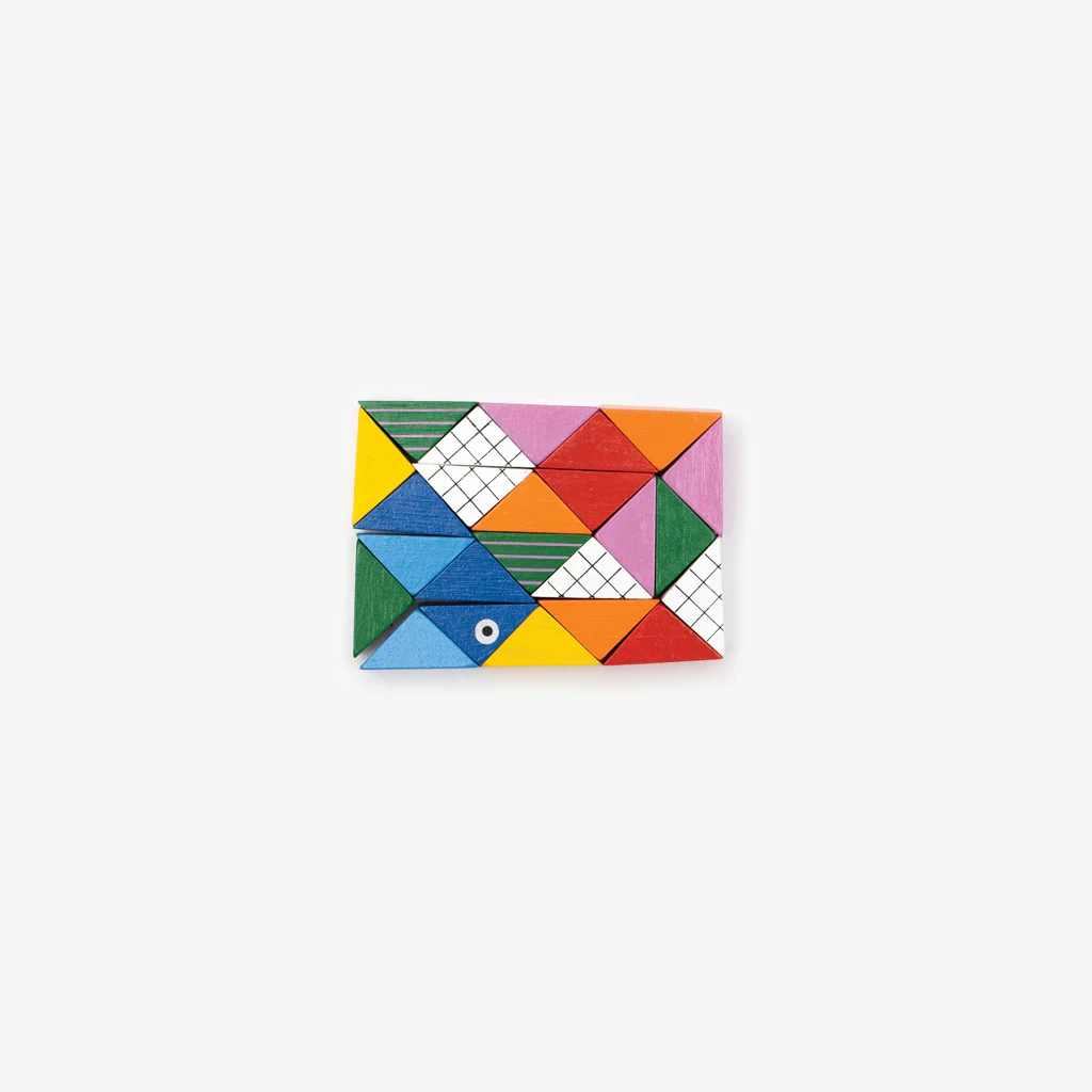 Kikkerland Kidoki Twist-A-Zoo Wooden Twist Puzzle