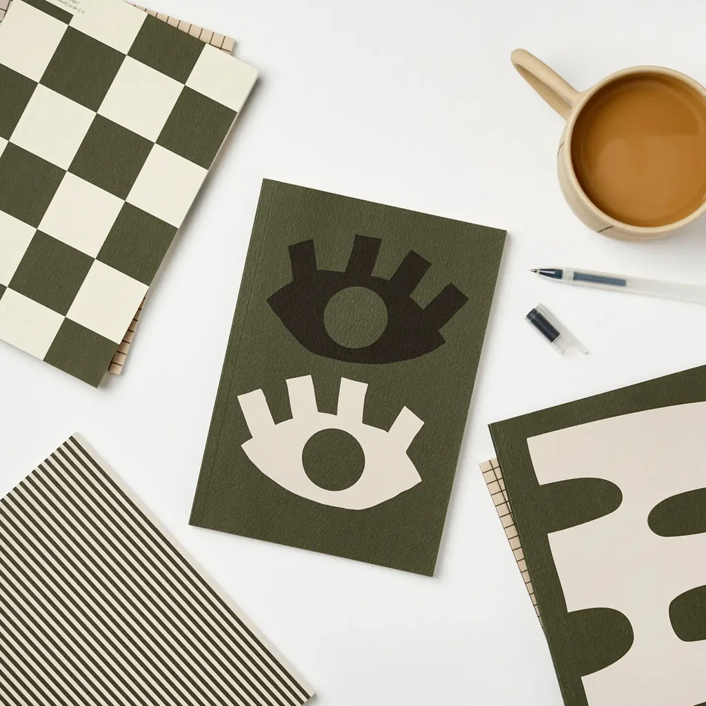 Kinshipped All Eyes Green Notebook - Image 2