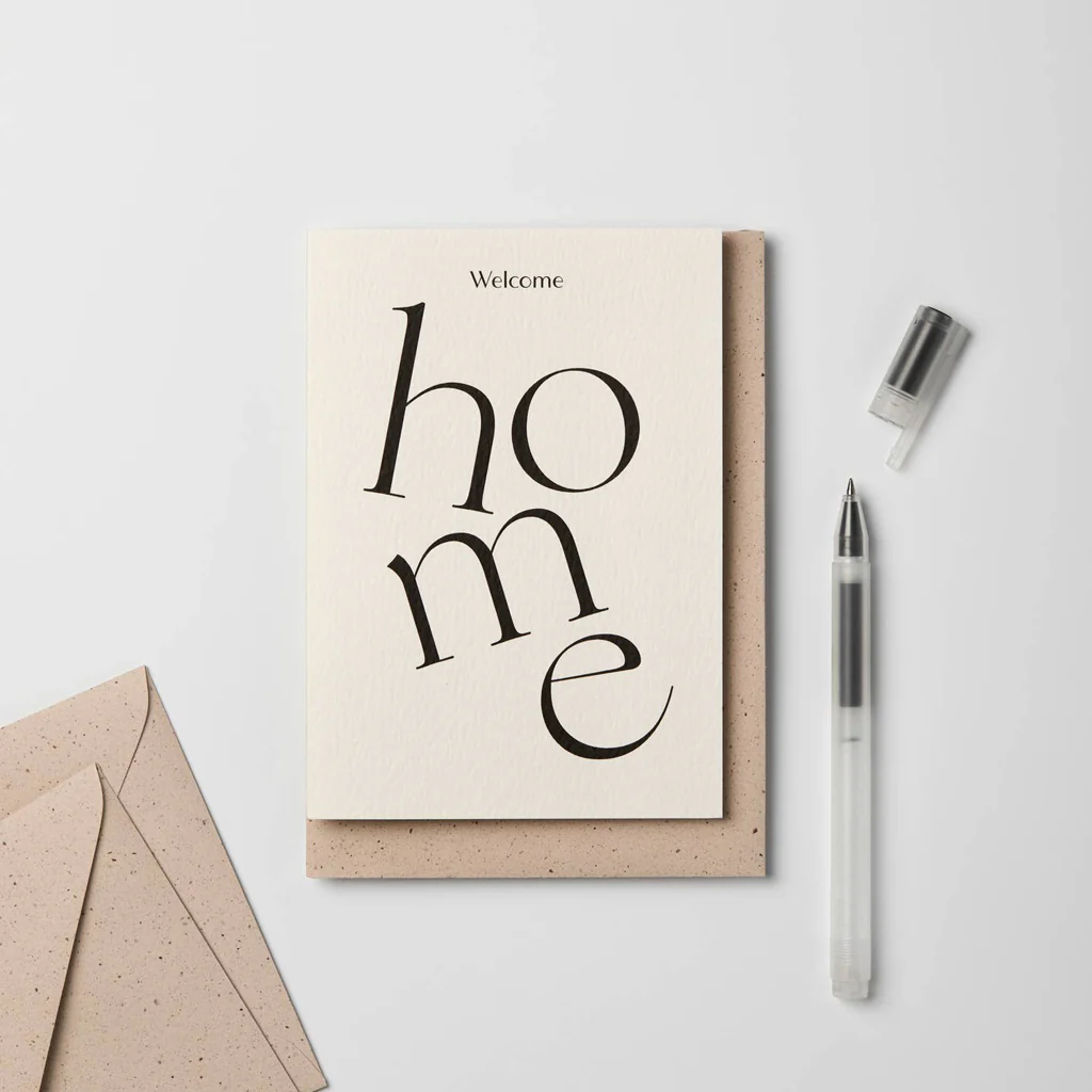Kinshipped Card Serif Welcome Home - Image 2