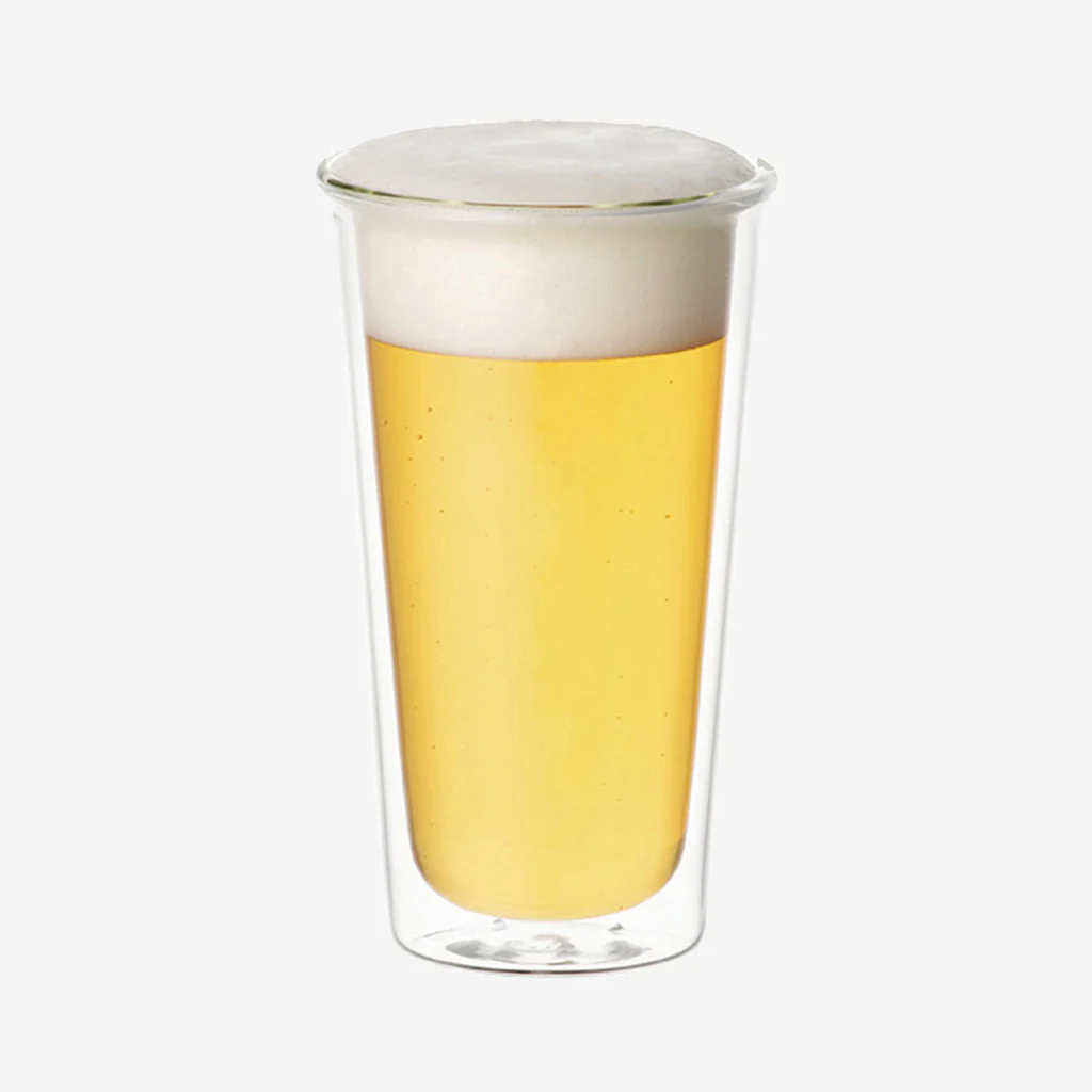 Kinto Cast Double Wall Beer Glass 340ml - Image 3