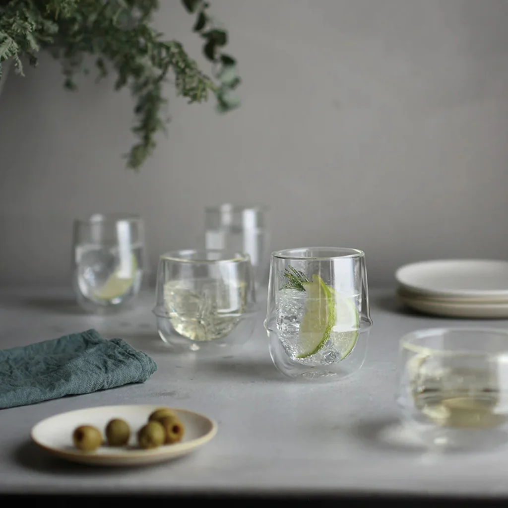 Kinto Kronos Double Wall Tea Cup - Image 10
