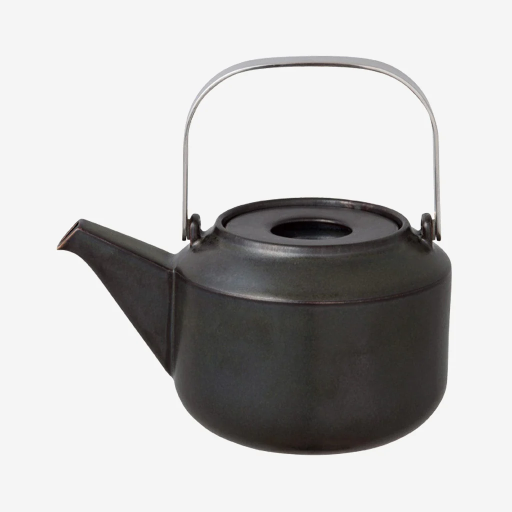 Kinto Leaves To Tea Teapot Black 600ml - Image 4