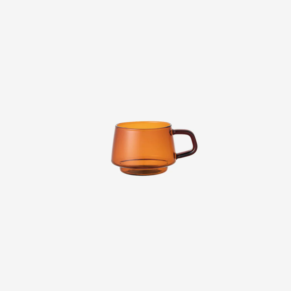 Kinto Sepia Amber Glass Cup 270ml
