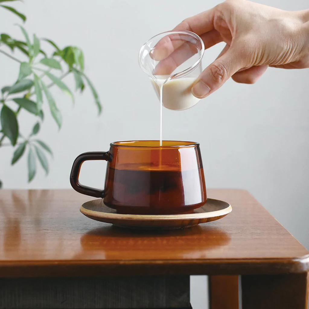Kinto Sepia Amber Glass Cup 270ml - Image 2