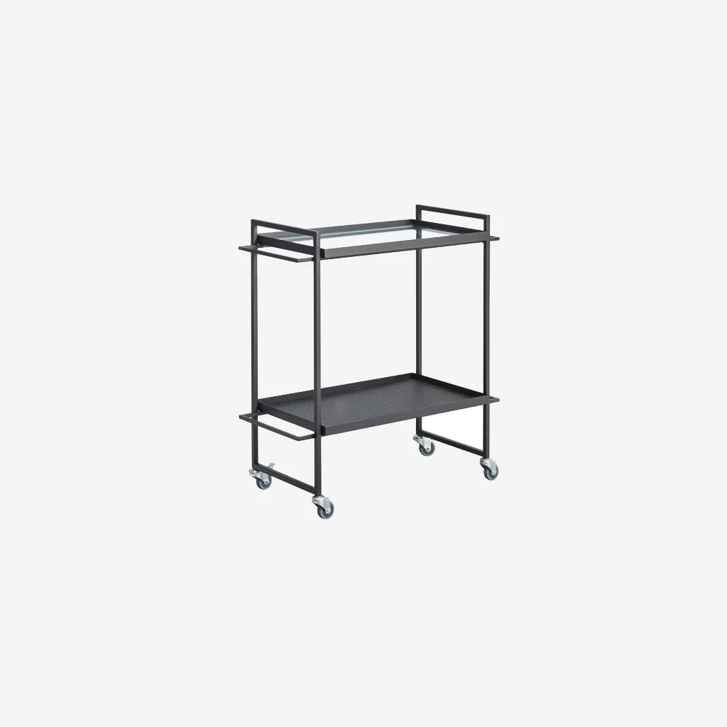 Kristina Dam Bauhaus Bar Trolley Black