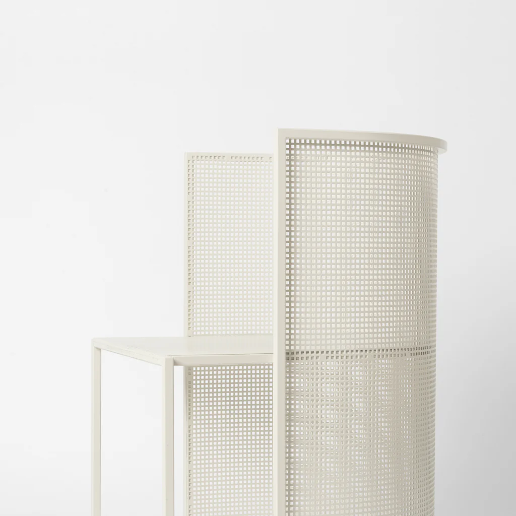 Kristina Dam Bauhaus Dining Chair Beige White - Image 4