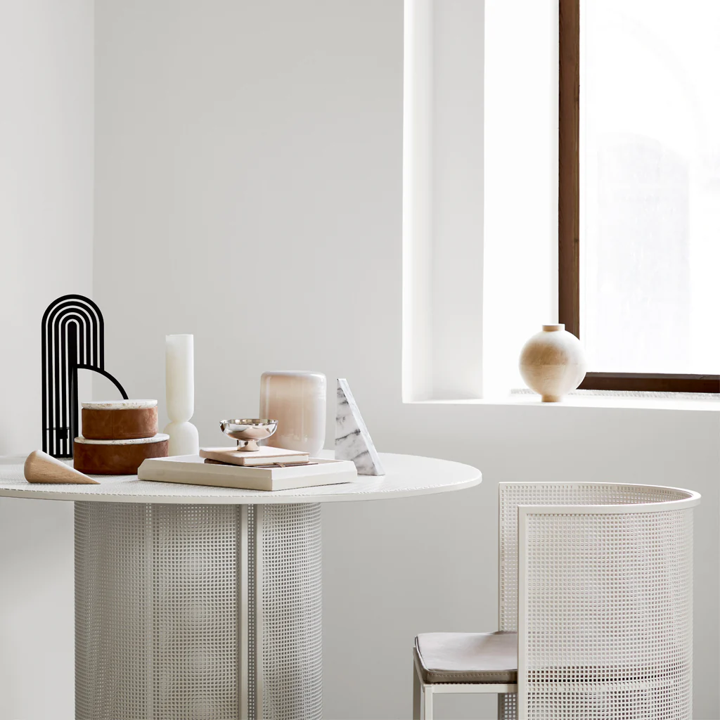 Kristina Dam Bauhaus Dining Chair Beige White - Image 6