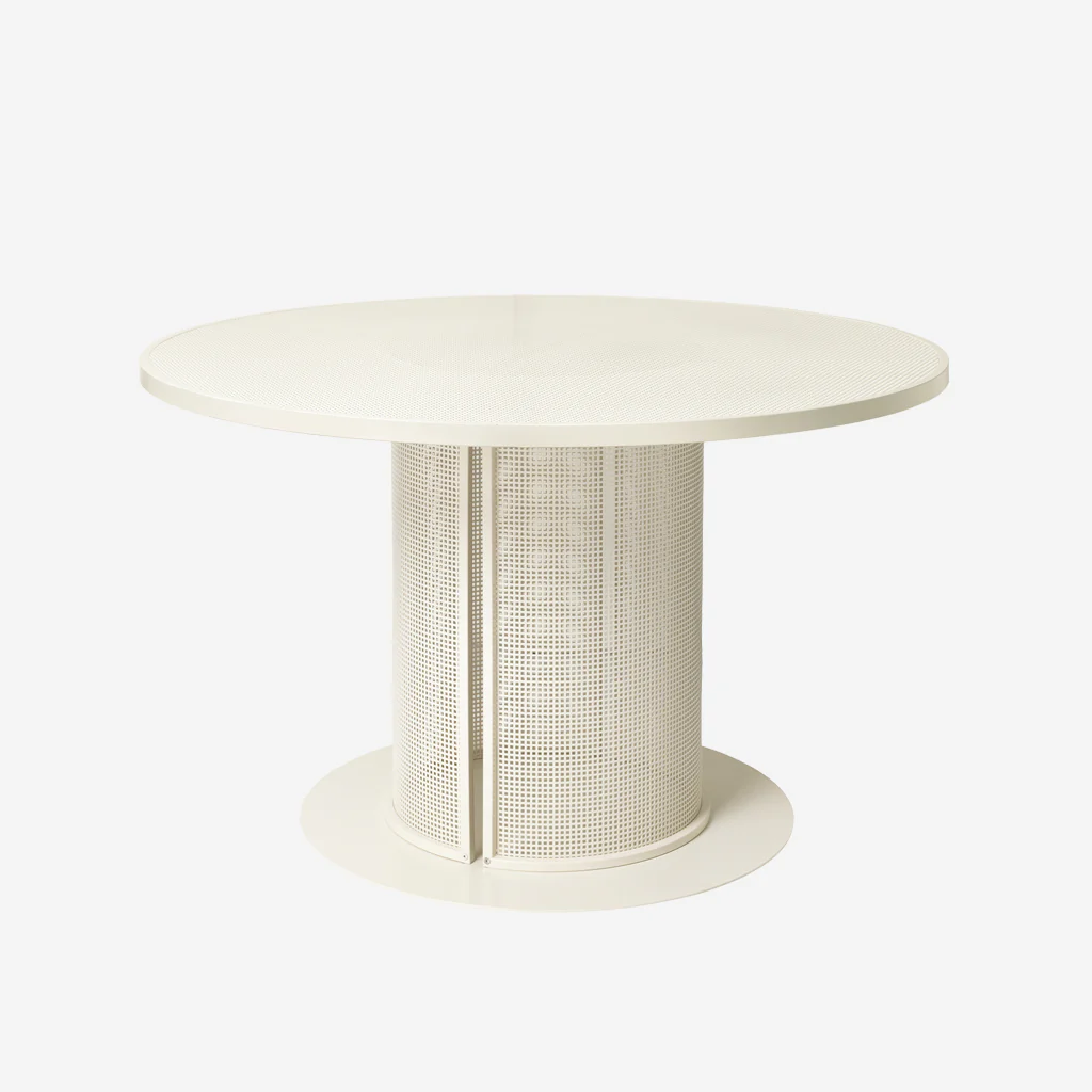 Kristina Dam Bauhaus Dining Table Off White Beige - Image 2