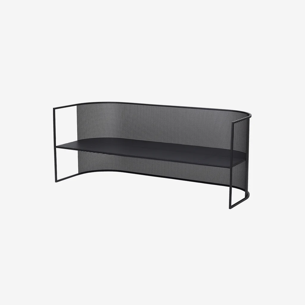 Kristina Dam Bauhaus Lounge Bench Black