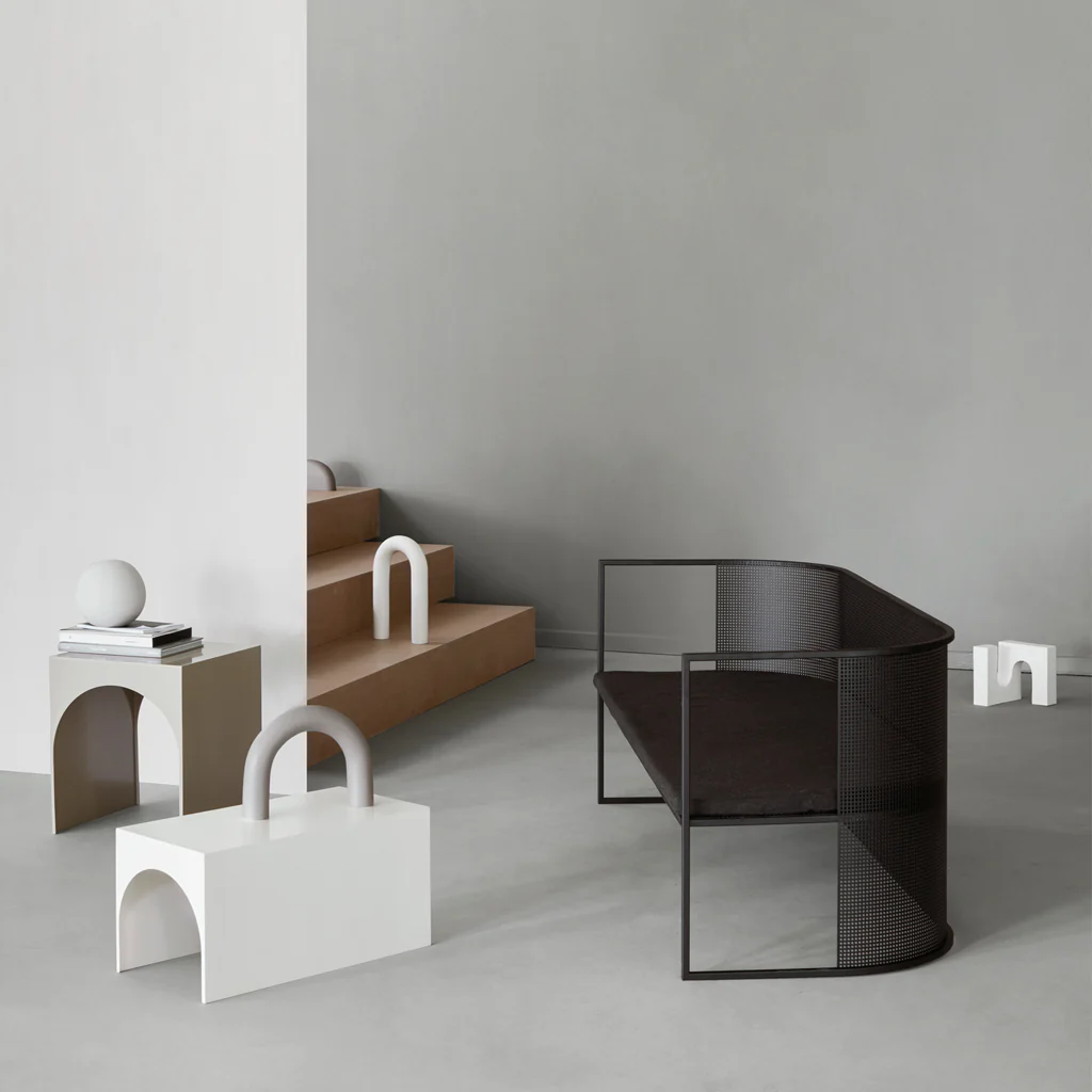 Kristina Dam Bauhaus Lounge Bench Black - Image 4