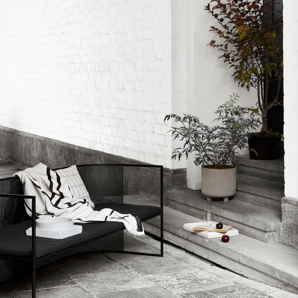 Kristina Dam Bauhaus Lounge Bench Black - Image 5