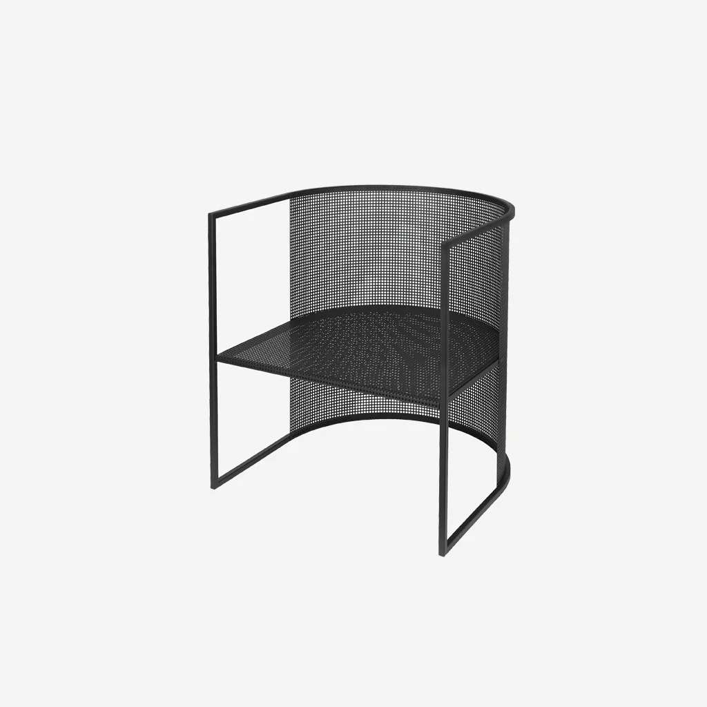 Kristina Dam Bauhaus Lounge Chair Black