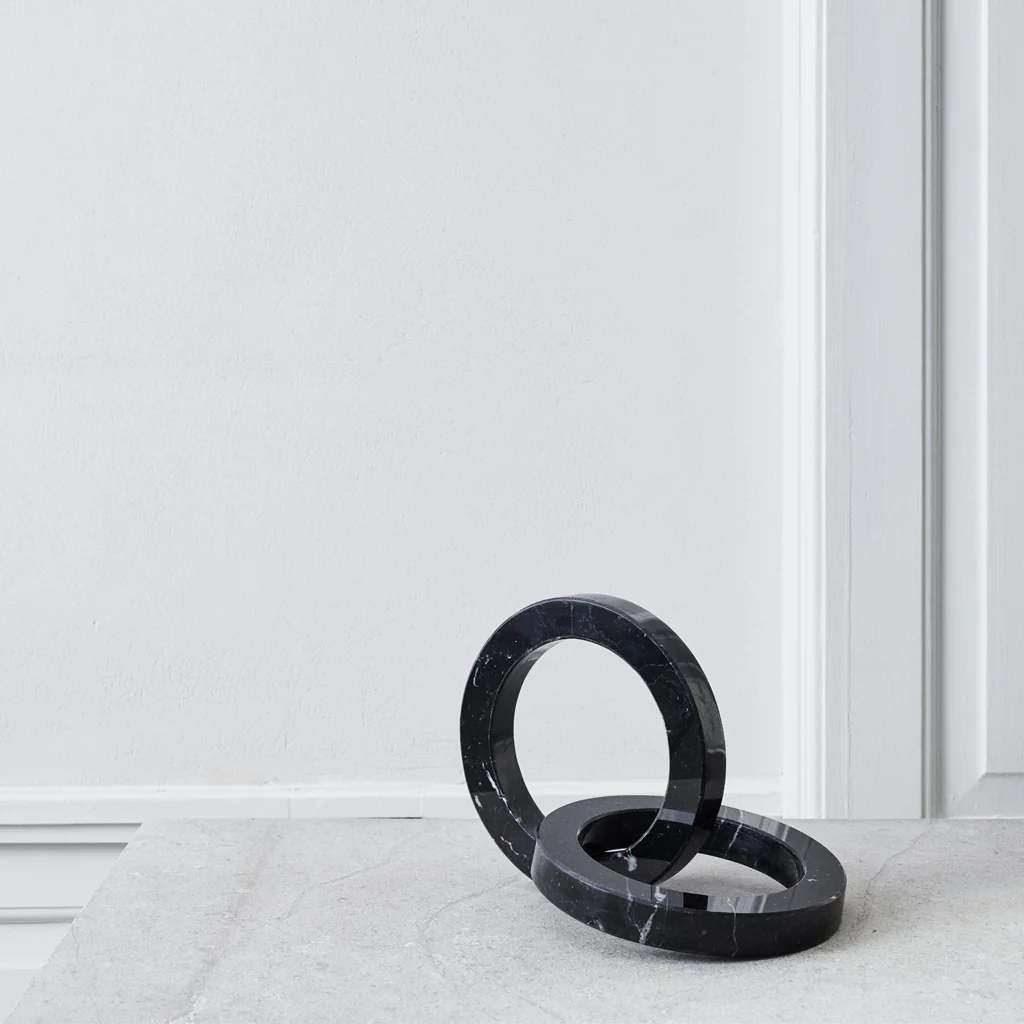Kristina Dam Black Marble Rings - Image 3