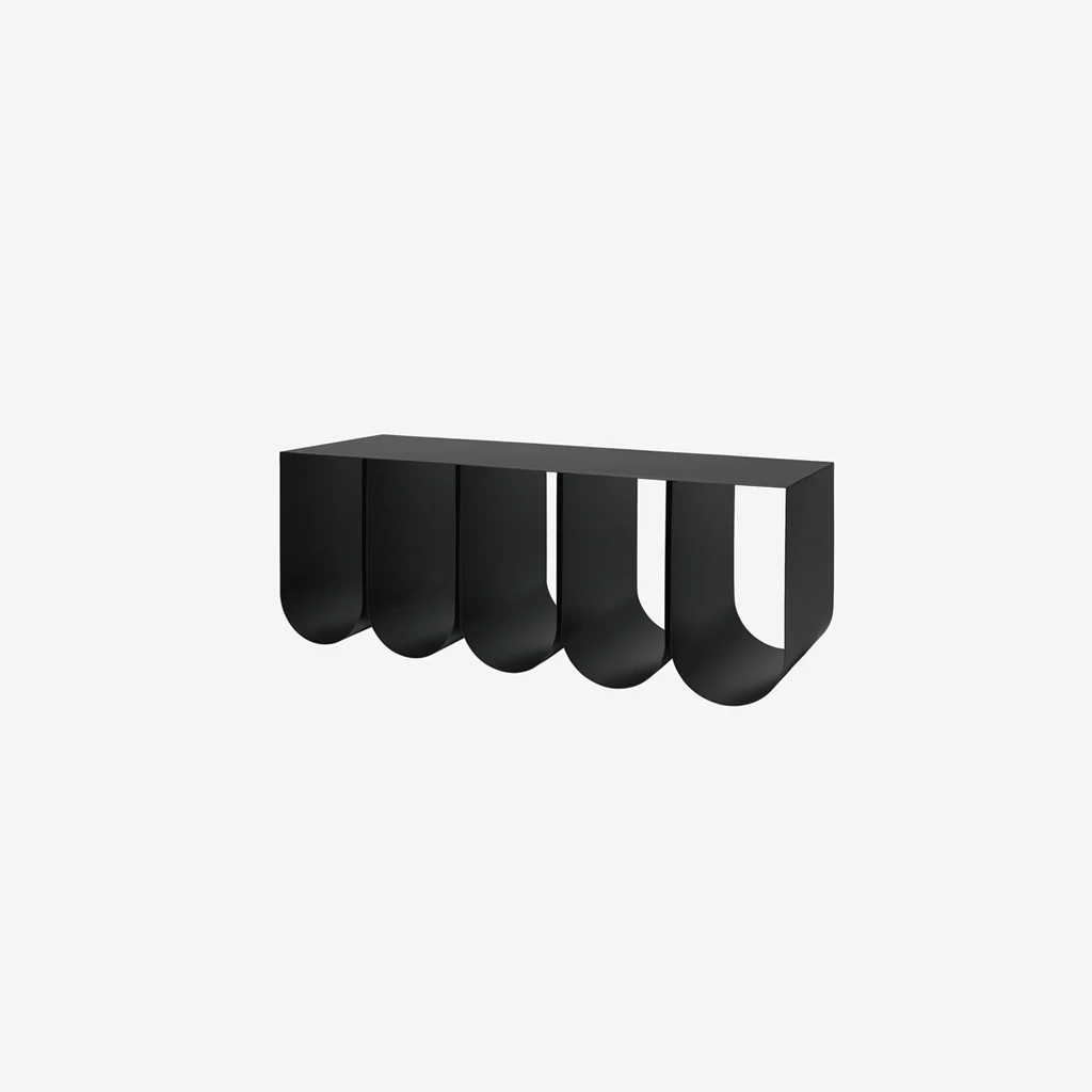Kristina Dam Curved Bench Black