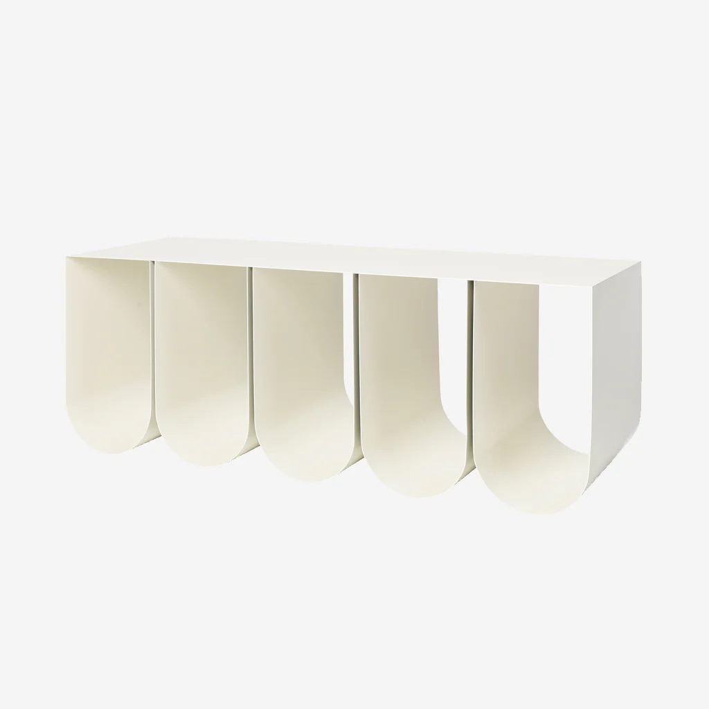 Kristina Dam Curved Bench Off White - Image 3