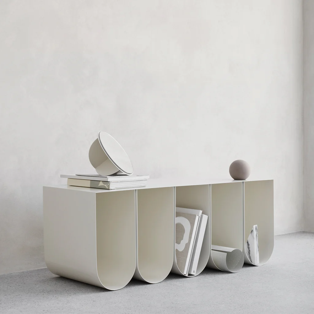 Kristina Dam Curved Bench Off White - Image 5