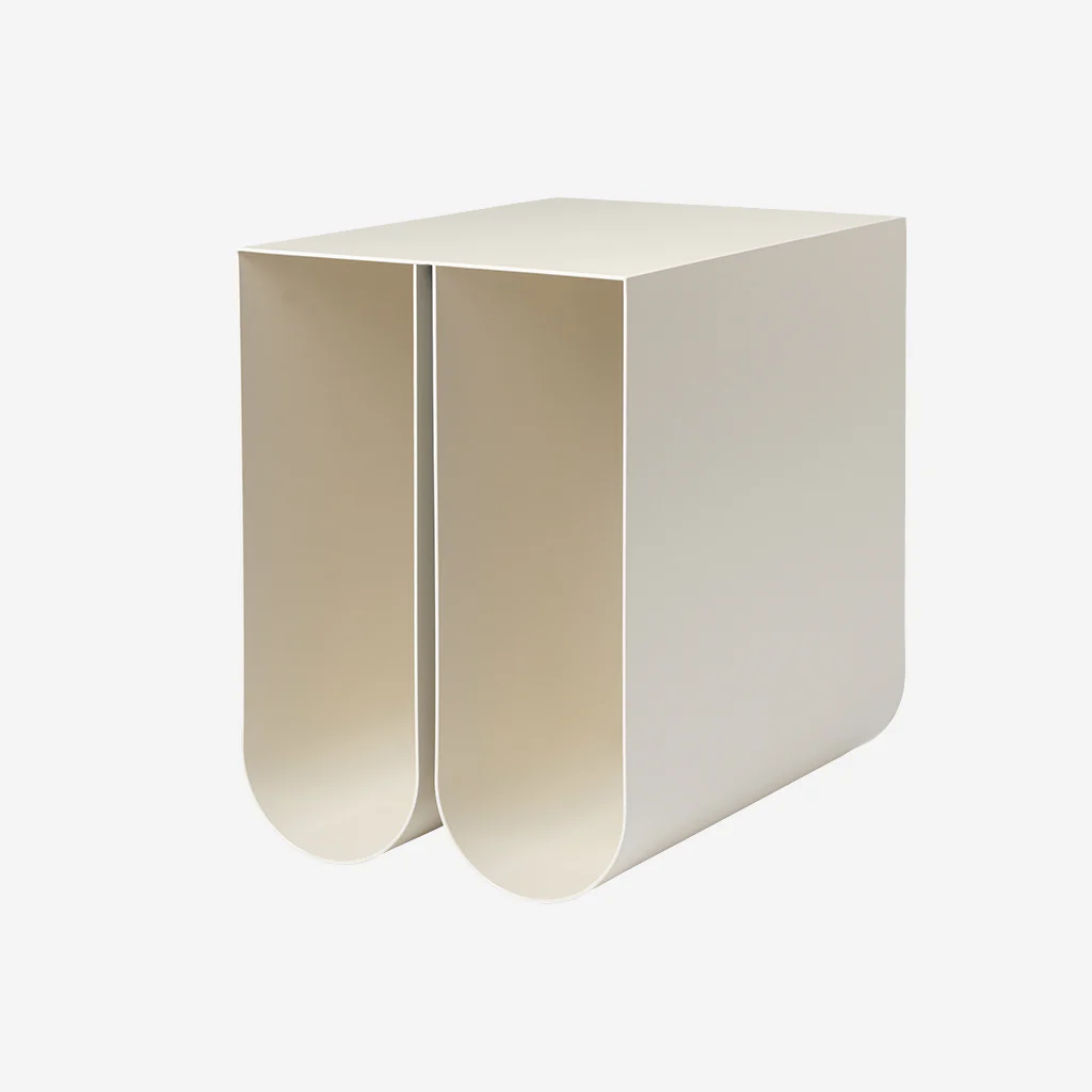 Kristina Dam Curved Side Table Off White - Image 2