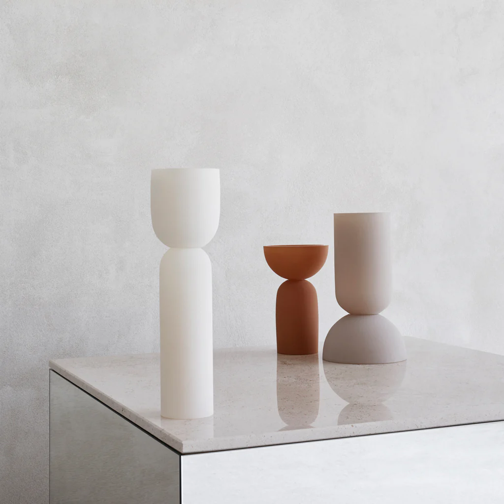 Kristina Dam Dual Vase Medium Cream - Image 4