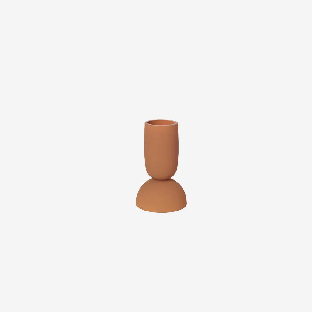 Kristina Dam Dual Vase Small Ochre