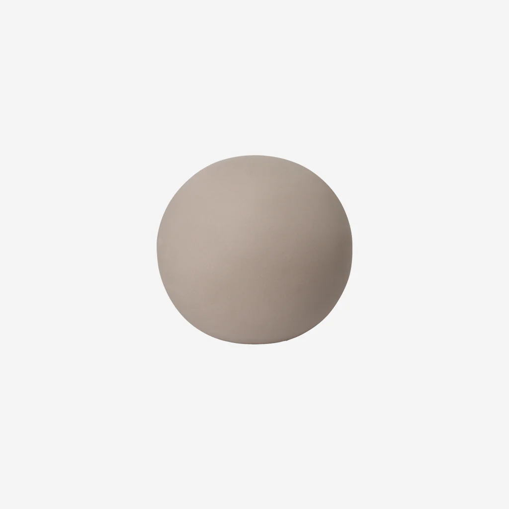 Kristina Dam Globe Sculpture Terracotta Large Grey