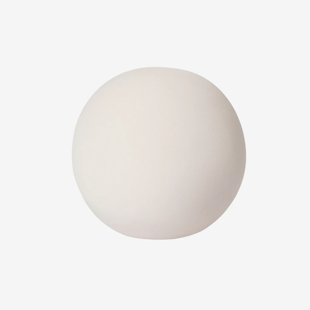 Kristina Dam Globe Sculpture Terracotta Small Beige - Image 2