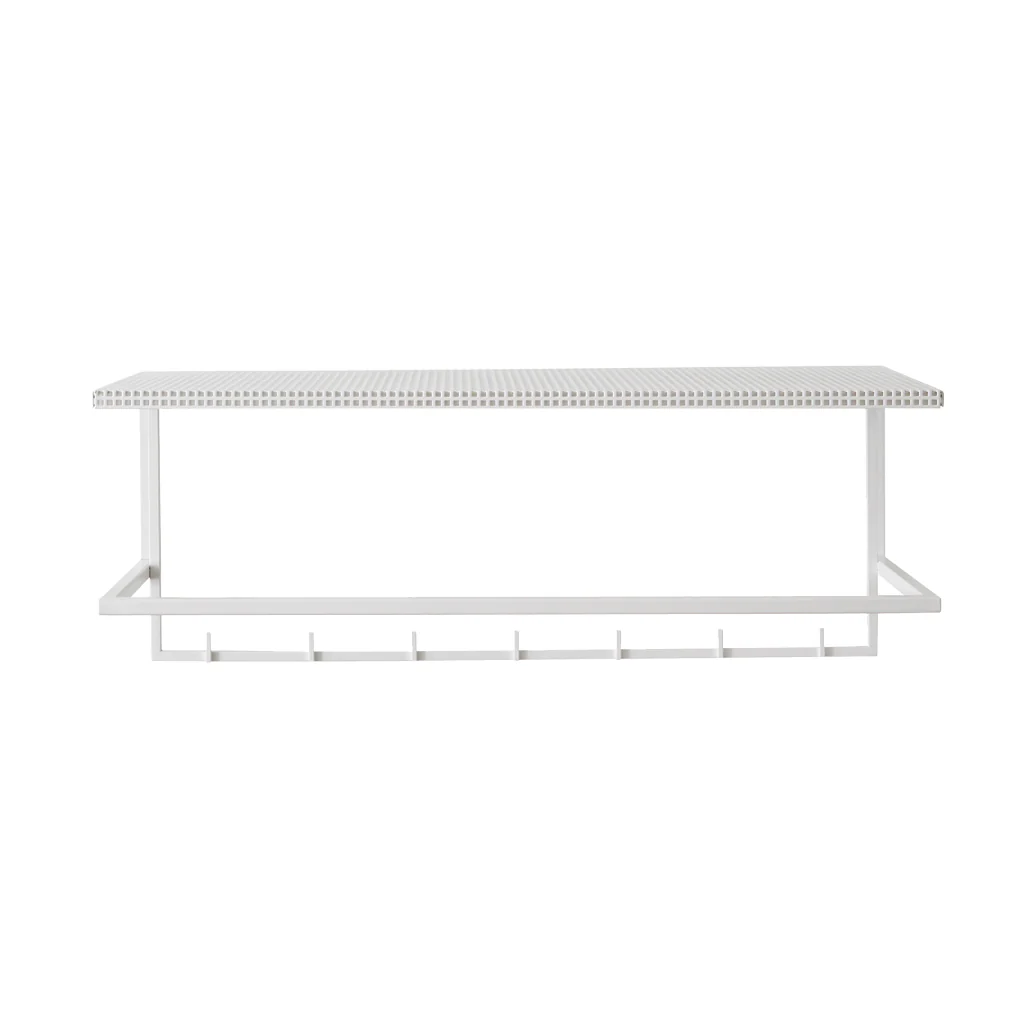Kristina Dam Grid Coat Hanger Rack White - Image 3