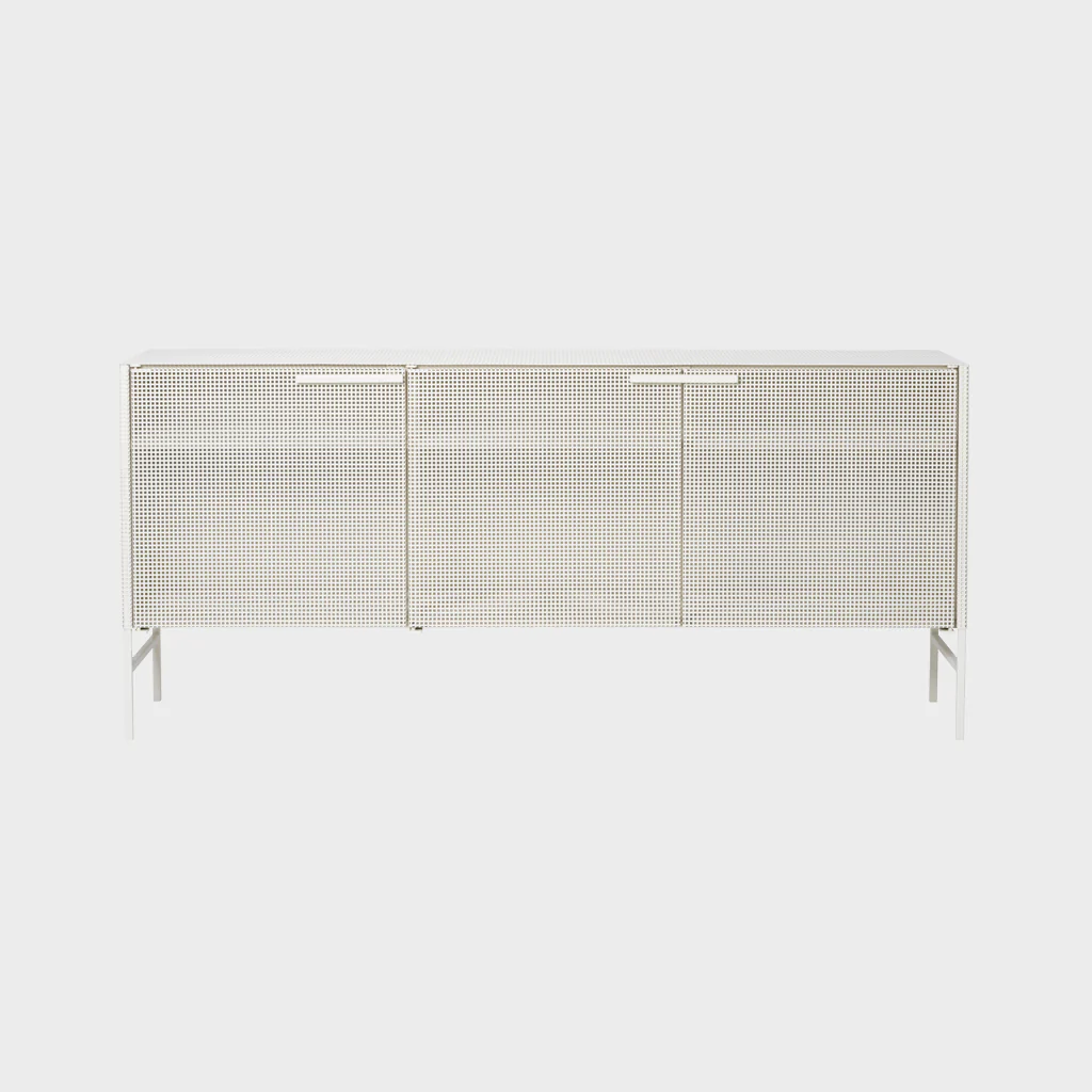 Kristina Dam Grid Sideboard Cabinet Off White