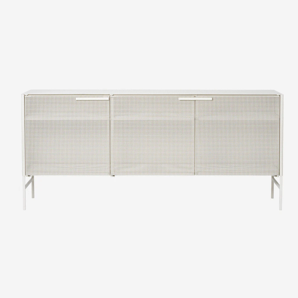 Kristina Dam Grid Sideboard Cabinet Off White - Image 2