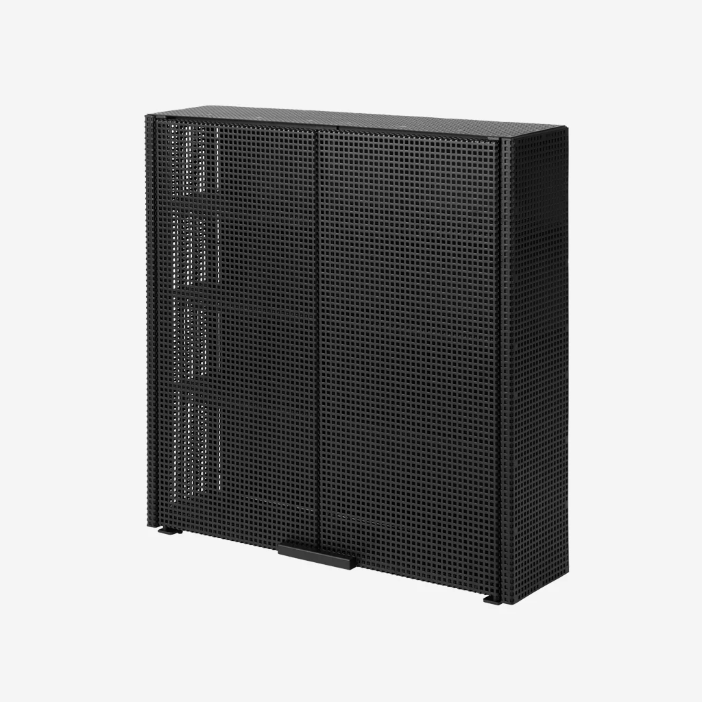 Kristina Dam Grid Wall Cabinet Black - Image 3