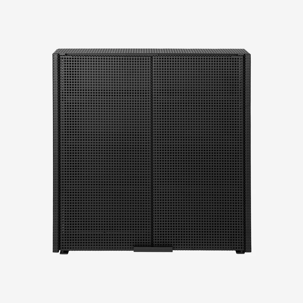 Kristina Dam Grid Wall Cabinet Black - Image 4