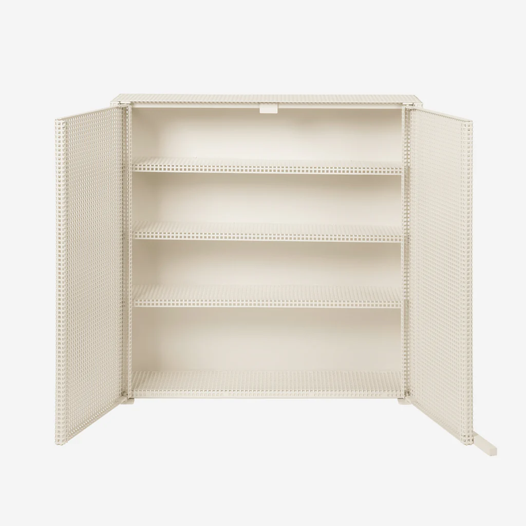Kristina Dam Grid Wall Cabinet Off White - Image 2