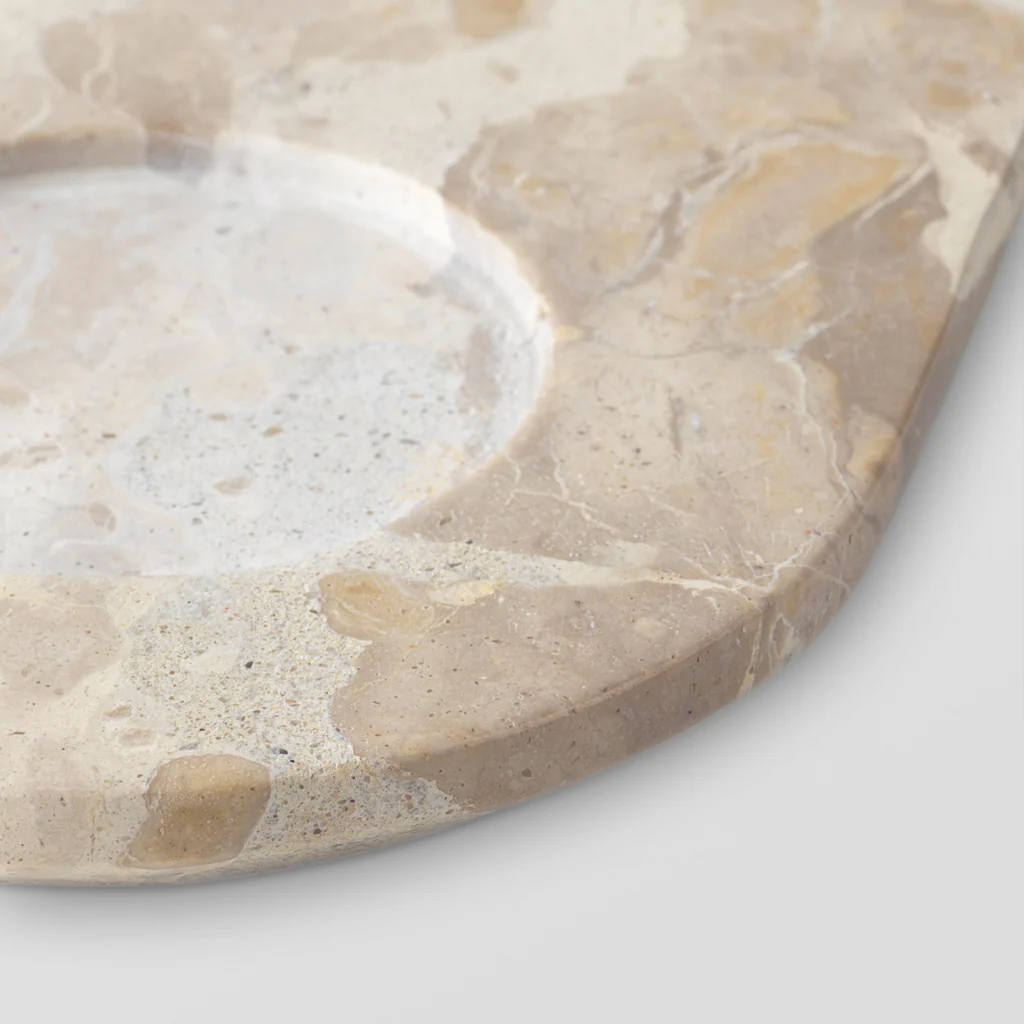 Kristina Dam Marble Bottle Tray Desert Storm - Image 5